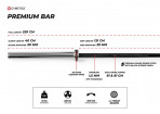 Olimpinis grifas GYMSTICK Premium Bar 20kg