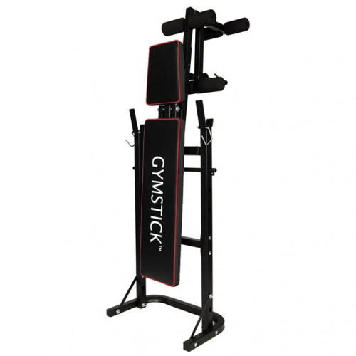 Jėgos suoliukas GYMSTICK Weight Bench + 40kg 