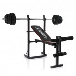 Jėgos suoliukas GYMSTICK Weight Bench + 40kg 