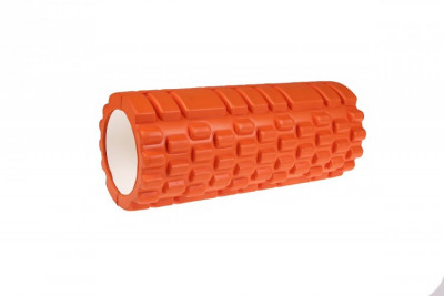 Masažinis volas Sportbay® Grid (33 cm) (Spalva: Oranžinė)