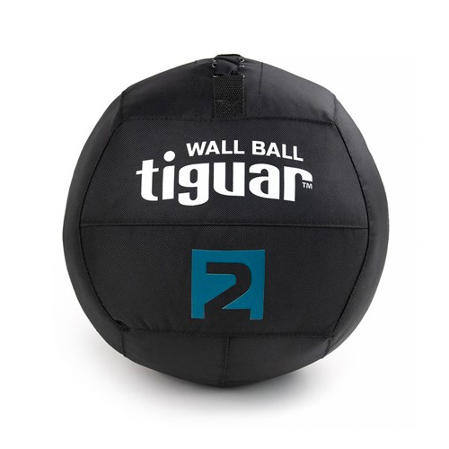 Pasunkintas kamuolys Tiguar wall ball 2kg