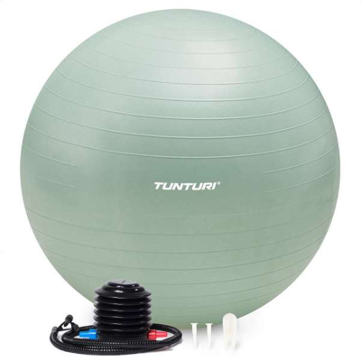 Gimnastikos kamuolys TUNTURI Gymball 90 cm, Mint, Anti Burst