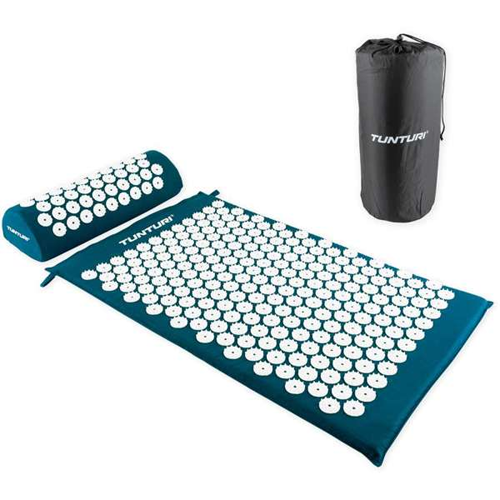 Kilimėlis TUNTURI ACUPRESSURE MAT AND PILLOW PETROL BLUE