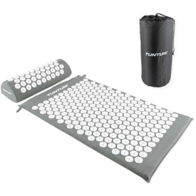 Kilimėlis TUNTURI ACUPRESSURE MAT AND PILLOW GREY