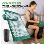 Kilimėlis TUNTURI ACUPRESSURE MAT AND PILLOW ARMY GREEN