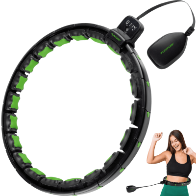 Reguliuojamas lankas Tunturi Smart Adjustable Hula Hoop, Incl. Display