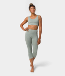 Manduka Dhara Capri Legging Avian Heather