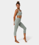 Manduka Dhara Capri Legging Avian Heather