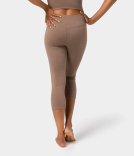 Manduka Dhara Capri Legging Lions Mane Heather