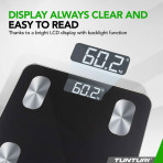 Svarstyklės TUNTURI SC30 SMART SCALE WITH APP