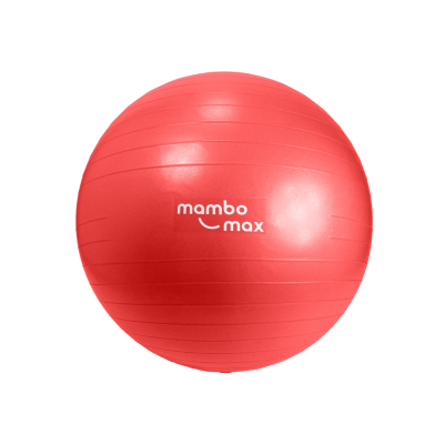 Gimnastikos kamuolys Mambo Max AB Gym Ball 55–75 cm (Skersmuo: 55 cm,Spalva: Raudona)