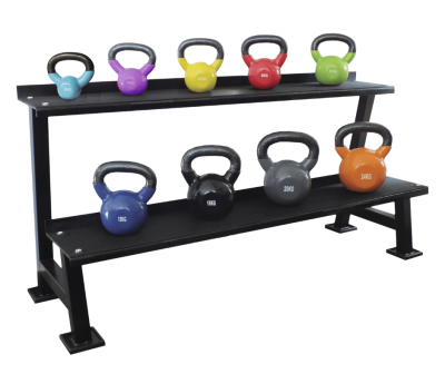 Svarsčių ir stovo rinkinys Mambo Max Kettlebell Set + Rack  