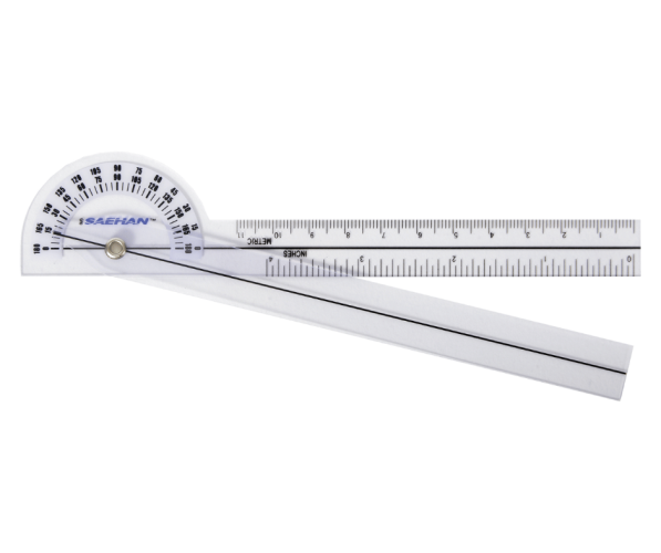 Plastikiniai goniometrai (15–30 cm) SAEHAN Plastic Goniometer