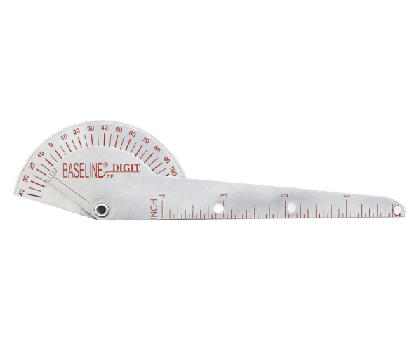 Nerūdijančio plieno goniometras pirštams Baseline SS finger goniometer, 1-finger design