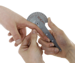 Nerūdijančio plieno goniometras pirštams Baseline SS finger goniometer, 1-finger design