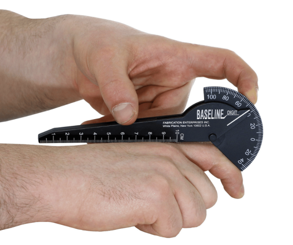 Goniometras pirštams Baseline plastic finger goniometer, 1-finger design