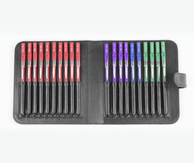 Daugkartinių monofilamentų rinkinys (20 vnt.) Baseline fold-top monofilament, set of 20 with case