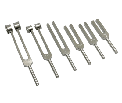 Derinimo šakučių rinkinys (6 vnt.) Baseline Tuning fork set with case (6 pieces) 