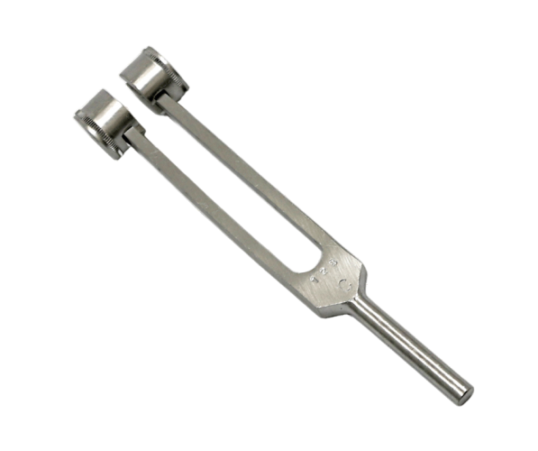 Derinimo šakutė Baseline Tuning fork with weight (128 cps)