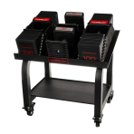 Reguliuojamo svorio svarmenys su stovu Powerblock PRO 100 Commercial Includes Stand (2,2–45,36 kg)