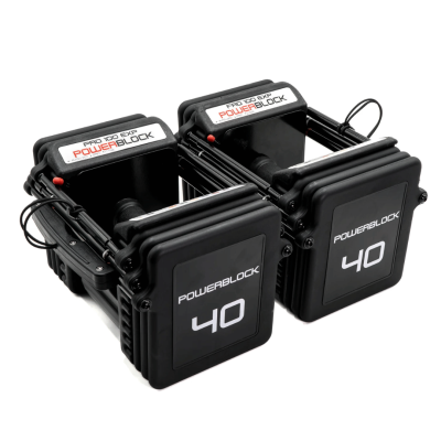 Reguliuojamo svorio svarmenys (2–18 kg) Powerblock PRO 100 Expandable Set 1 Pair