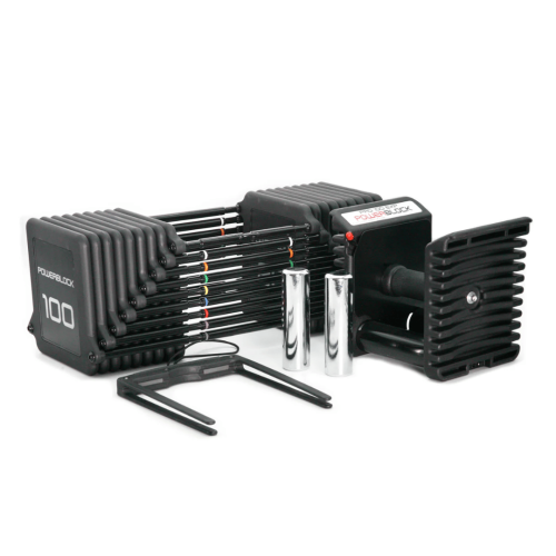 Reguliuojamo svorio svarmenys (27-36 kg) Powerblock PRO 100 Expandable Set 3 Pair