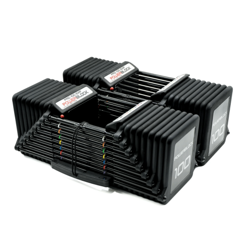 Reguliuojamo svorio svarmenys (36–45 kg) Powerblock PRO 100 Expandable Set 4 Pair