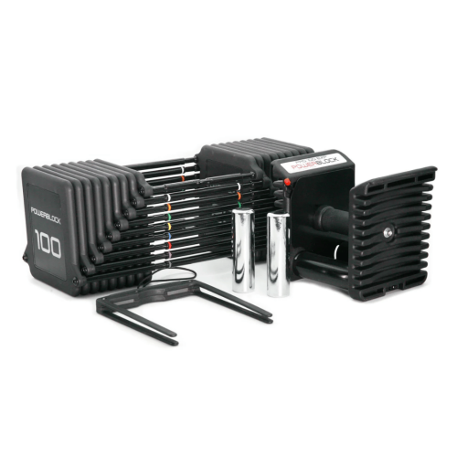 Reguliuojamo svorio svarmenys (36–45 kg) Powerblock PRO 100 Expandable Set 4 Pair