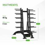 Štangos stovas Tunturi Pro Aerobic Pump Set Rack, 30 sets (1/2)