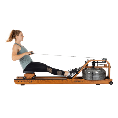 Irklavimo treniruoklis TUNTURI Fluid Rower Viking Pro XL