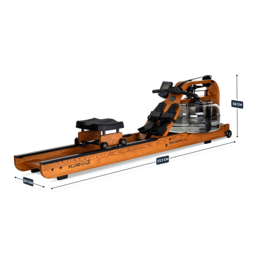 Irklavimo treniruoklis TUNTURI Fluid Rower Viking Pro XL