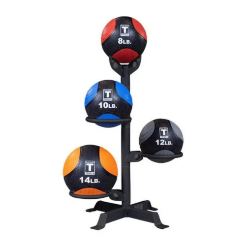 Medicininių kamuolių stovas BODYSOLID Medicine Ball Rack - 4 Balls