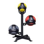 Medicininių kamuolių stovas BODYSOLID Medicine Ball Rack - 4 Balls