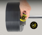 Grifų su stovu rinkinys MX Select MX100 Barbell System & Stand 12,7 - 45,3 kg Black