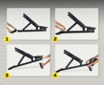 Universalus suoliukas MX Select MX Adjustable Training Bench
