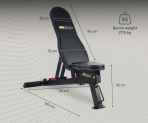 Universalus suoliukas MX Select MX Adjustable Training Bench