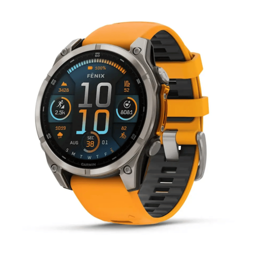 Laikrodis GARMIN Fenix 8, 47 mm, AMOLED, Titano spalvos