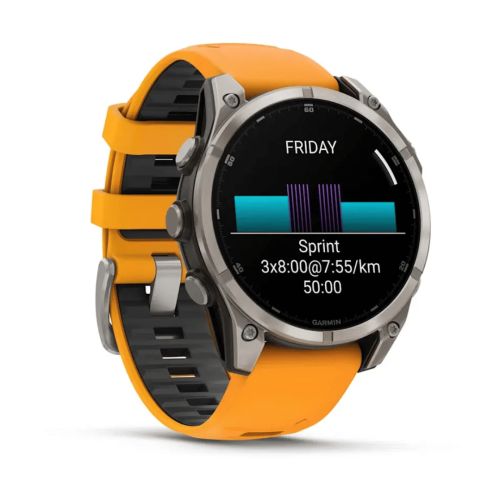 Laikrodis GARMIN Fenix 8, 47 mm, AMOLED, Titano spalvos