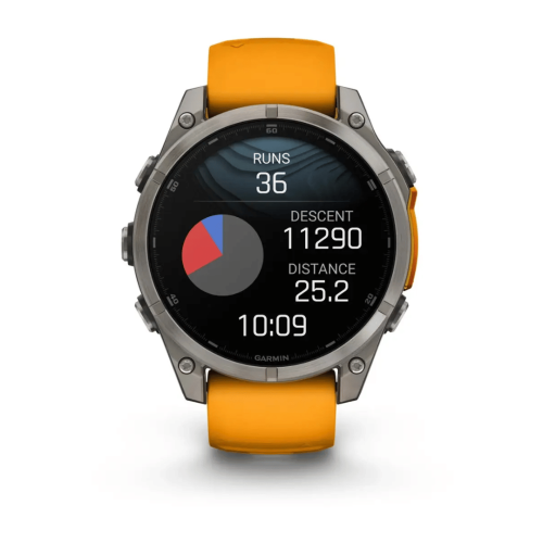 Laikrodis GARMIN Fenix 8, 47 mm, AMOLED, Titano spalvos