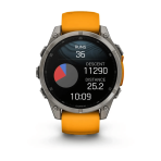 Laikrodis GARMIN Fenix 8, 47 mm, AMOLED, Titano spalvos
