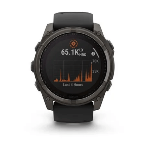 Laikrodis GARMIN Fenix 8, 47 mm, Sapphire Solar, juodas