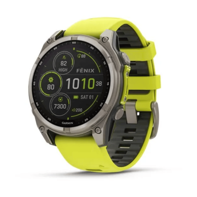 Laikrodis GARMIN Fenix 8, 47 mm, Sapphire Solar, geltonas