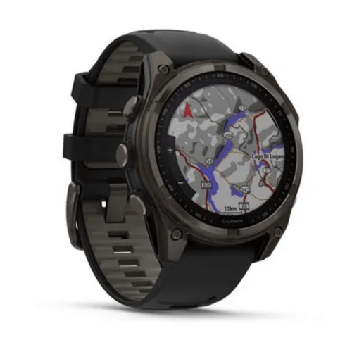 Laikrodis GARMIN Fenix 8, 51 mm, Sapphire Solar, juodas
