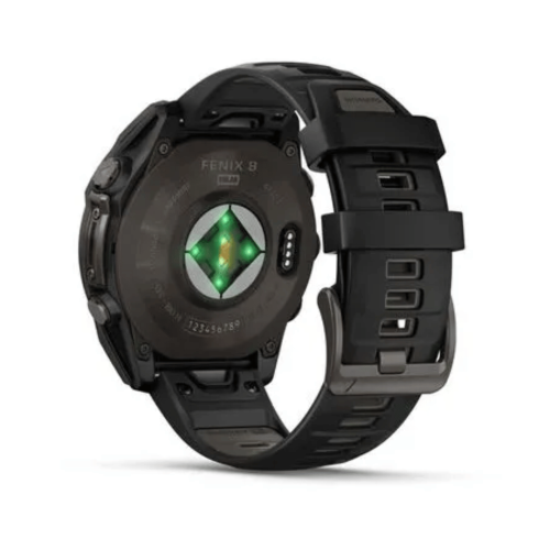 Laikrodis GARMIN Fenix 8, 51 mm, Sapphire Solar, juodas
