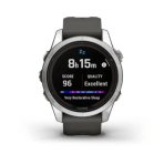Laikrodis GARMIN Fenix 7S Pro Solar, pilkas