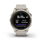 Laikrodis GARMIN Fenix 7S Pro Sapphire Solar, kreminis