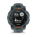 Laikrodis GARMIN Instinct 3, 45 mm, SOLAR, pilkas ir oranžinis