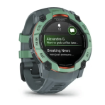 Laikrodis GARMIN Instinct 3, 50 mm, AMOLED, pilkas ir žalias