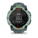 Laikrodis GARMIN Instinct 3, 50 mm, AMOLED, pilkas ir žalias