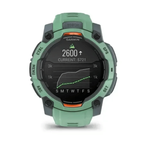 Laikrodis GARMIN Instinct 3, 45 mm, AMOLED, žalias